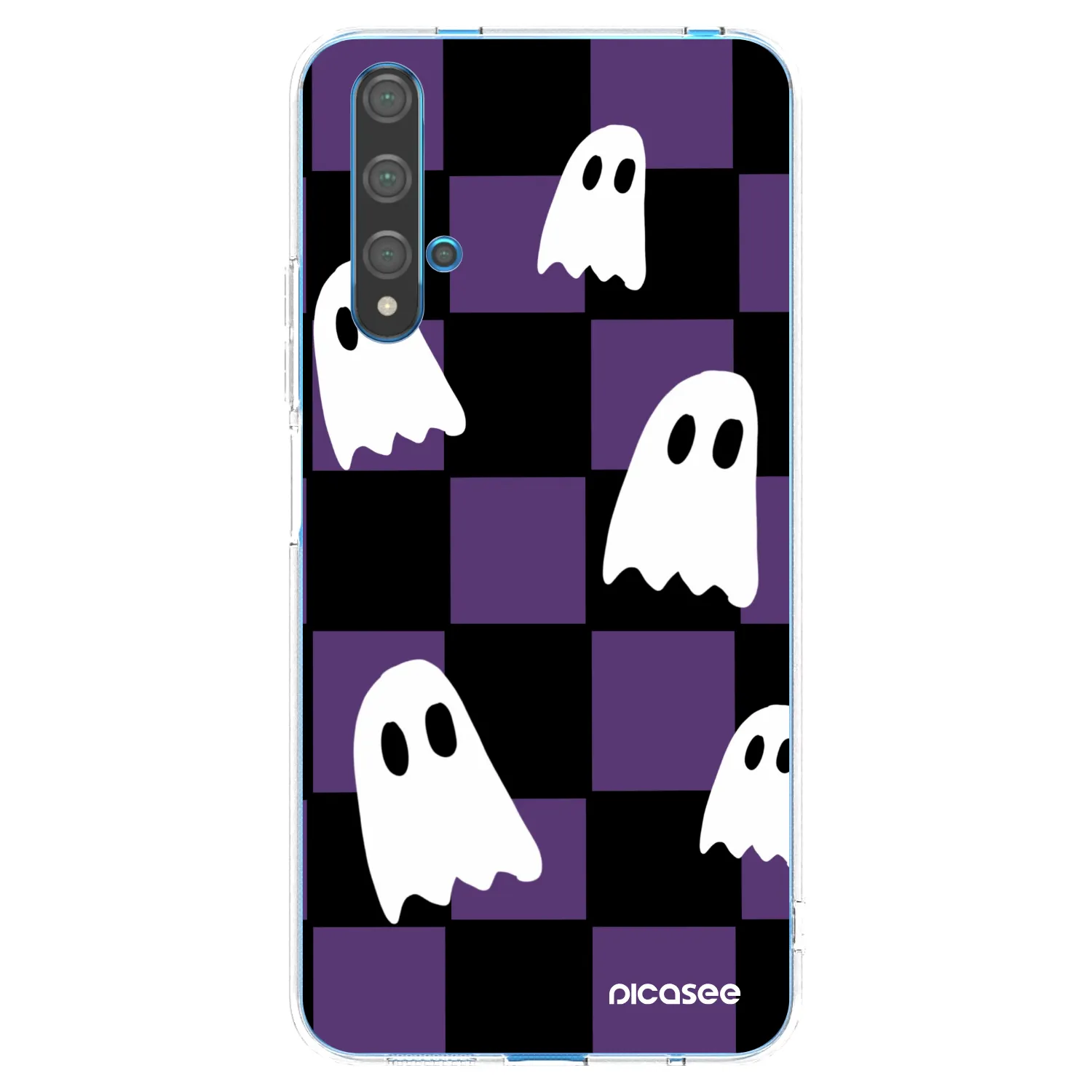 Picasee átlátszó szilikon tok az alábbi mobiltelefonokra Huawei Nova 5T - Ghosts