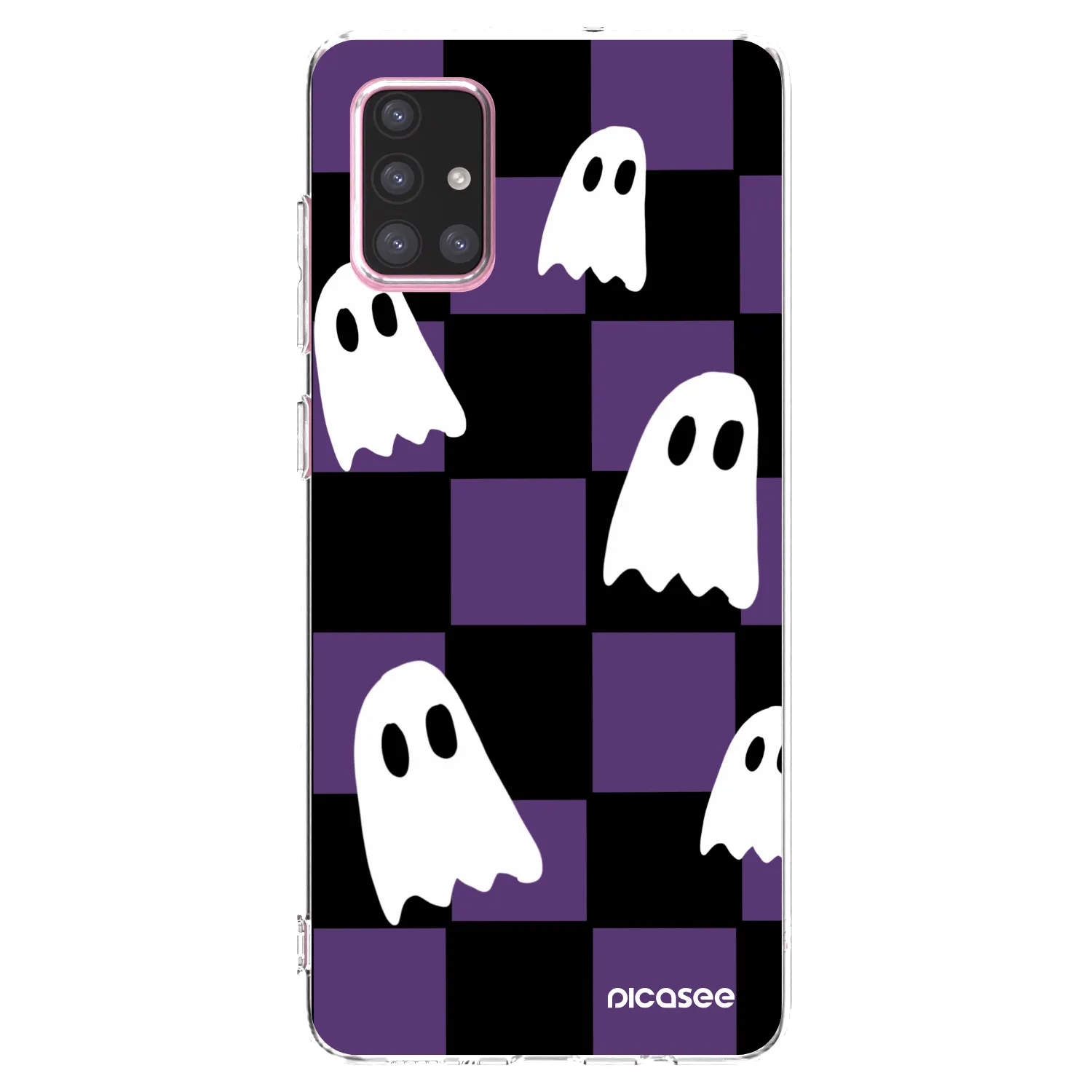 Picasee átlátszó szilikon tok az alábbi mobiltelefonokra Samsung Galaxy A71 A715F - Ghosts