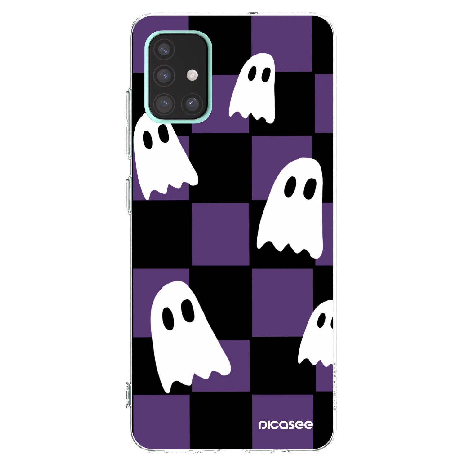Picasee átlátszó szilikon tok az alábbi mobiltelefonokra Samsung Galaxy A51 A515F - Ghosts