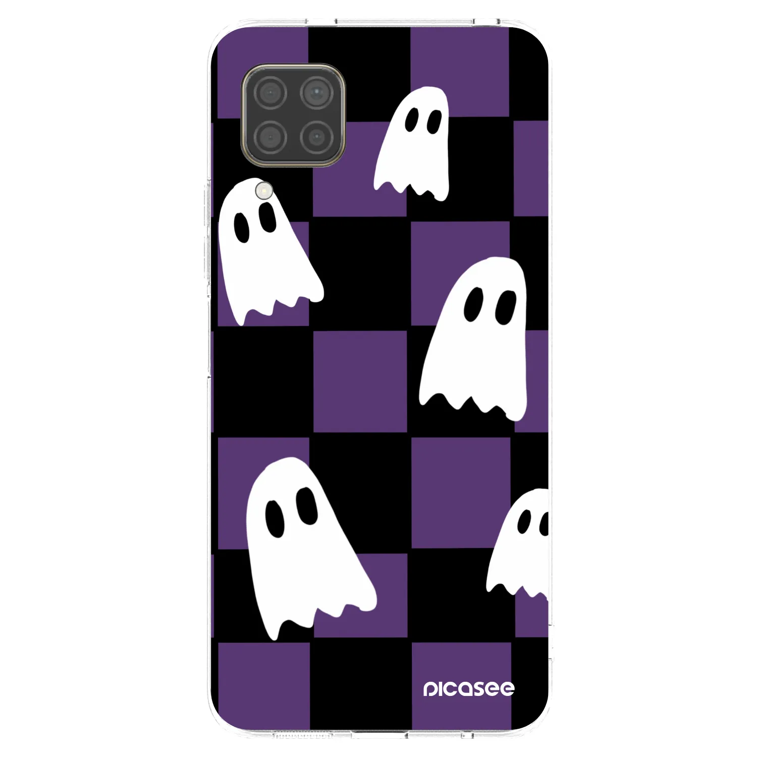 Picasee átlátszó szilikon tok az alábbi mobiltelefonokra Huawei P40 Lite - Ghosts