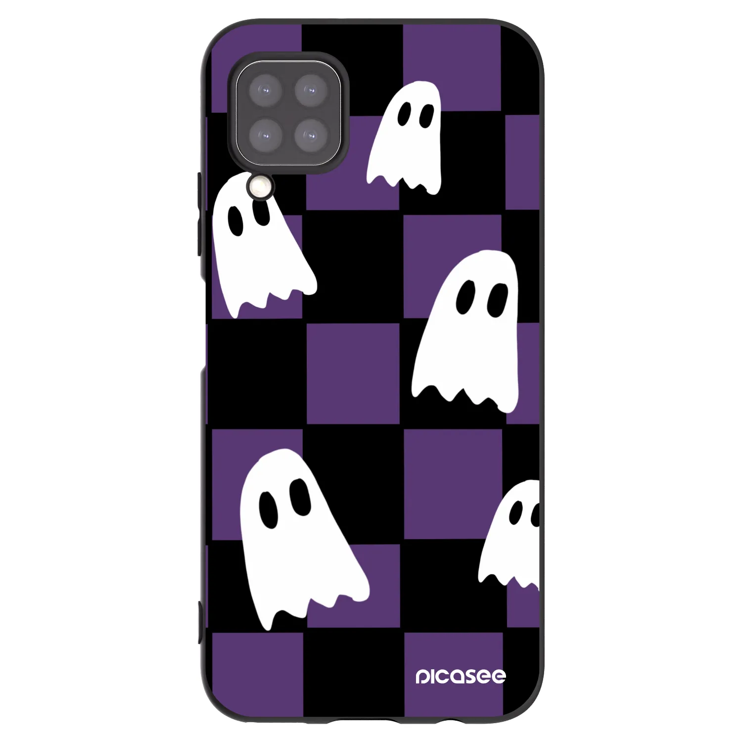 Picasee fekete szilikon tok az alábbi mobiltelefonokra Huawei P40 Lite - Ghosts