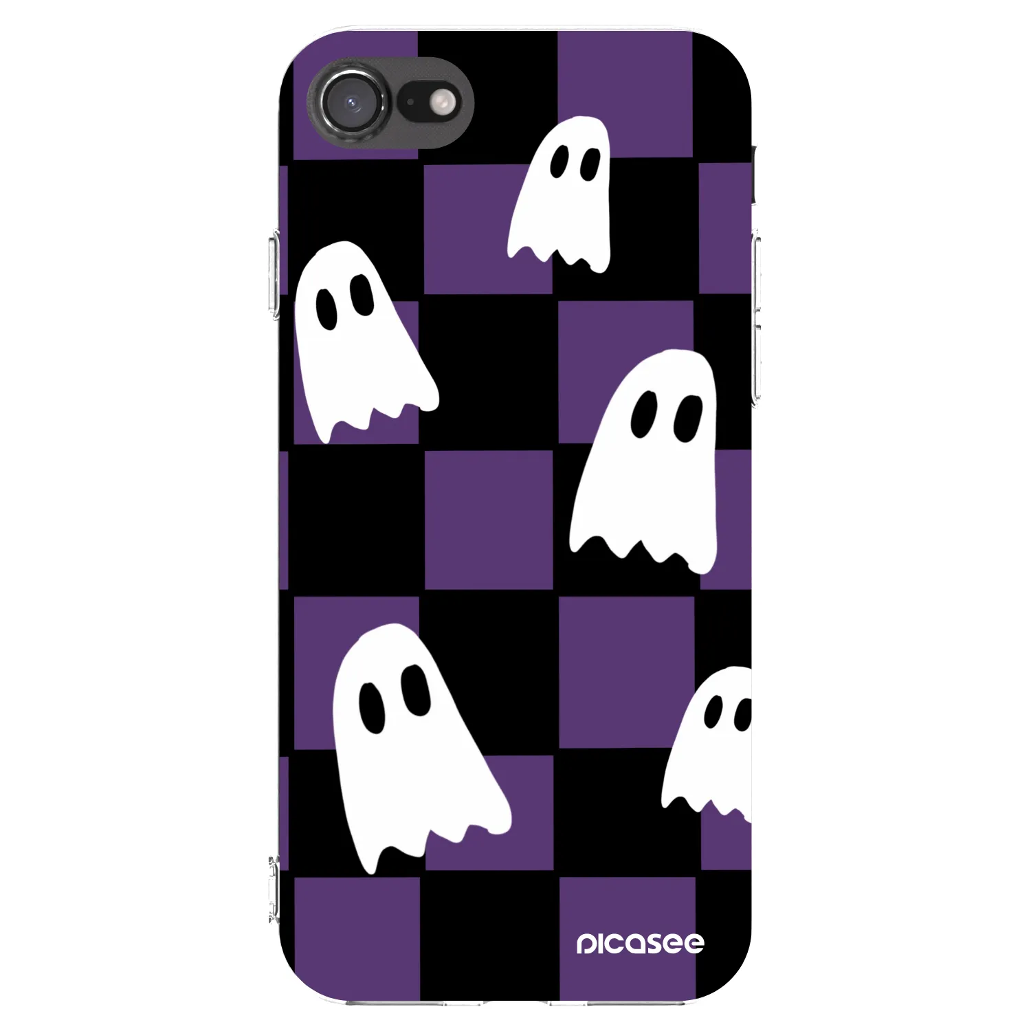 Picasee átlátszó szilikon tok az alábbi mobiltelefonokra Apple iPhone SE 2020 - Ghosts
