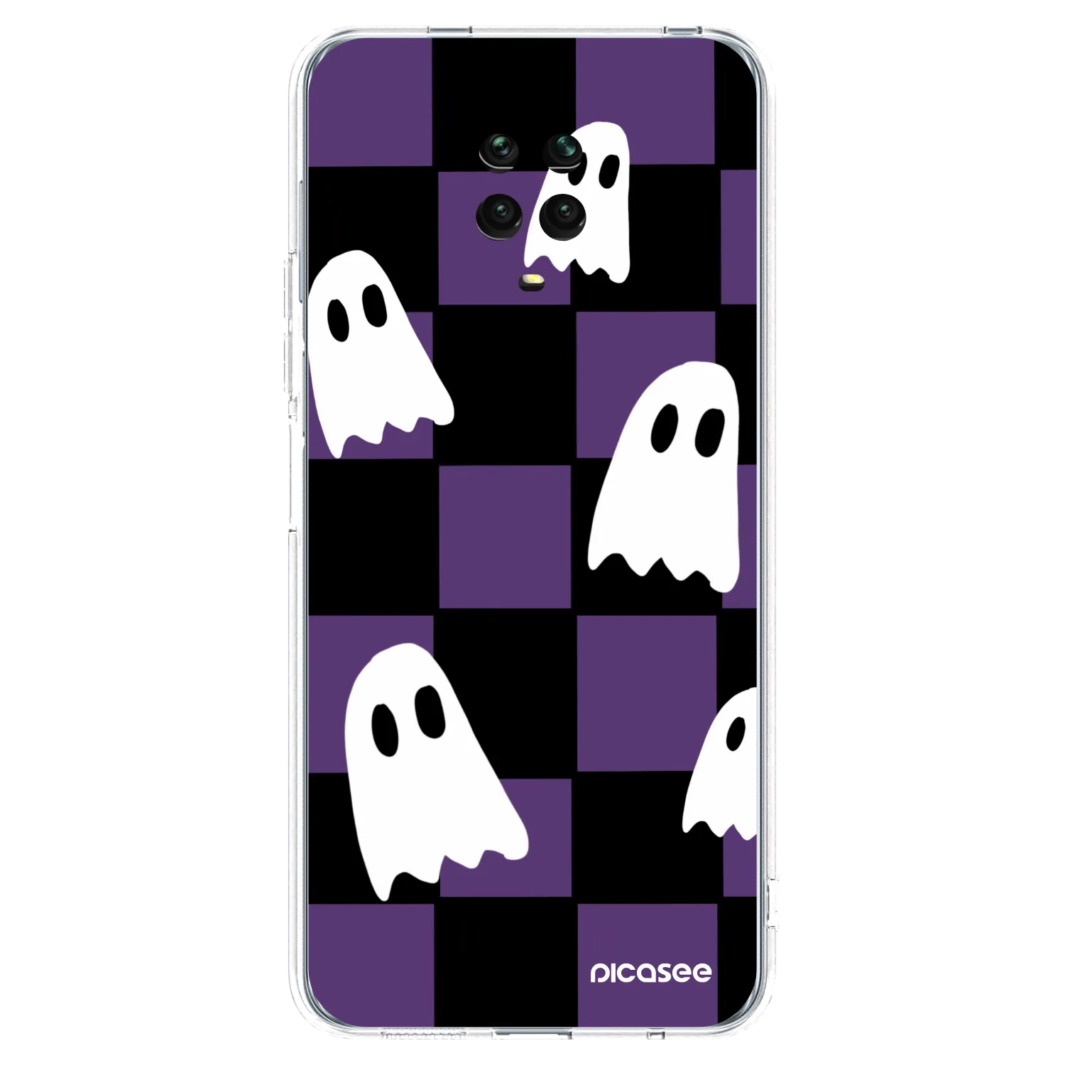 Picasee átlátszó szilikon tok az alábbi mobiltelefonokra Xiaomi Redmi Note 9S - Ghosts