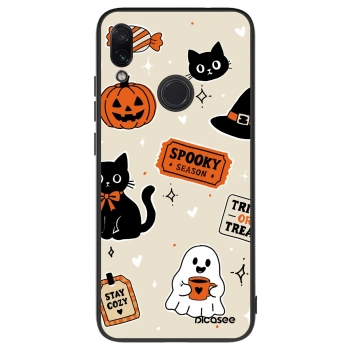 Szilikon tok erre a típusra Xiaomi Redmi Note 7 - Halloween stickers