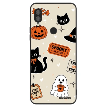 Szilikon tok erre a típusra Xiaomi Redmi 7 - Halloween stickers