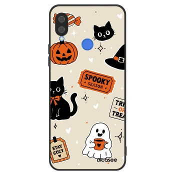 Szilikon tok erre a típusra Huawei Nova 3 - Halloween stickers