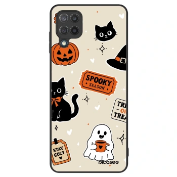 Szilikon tok erre a típusra Samsung Galaxy M12 M127F - Halloween stickers
