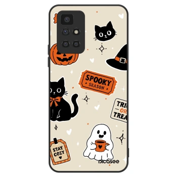 Szilikon tok erre a típusra Xiaomi Redmi 10 - Halloween stickers