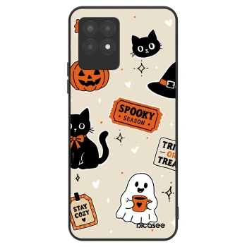 Szilikon tok erre a típusra Realme 8i - Halloween stickers
