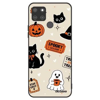 Szilikon tok erre a típusra Realme C21Y - Halloween stickers