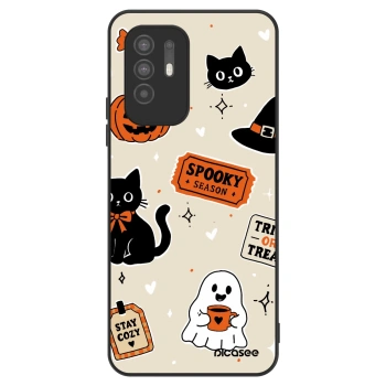 Szilikon tok erre a típusra OPPO A94 5G - Halloween stickers