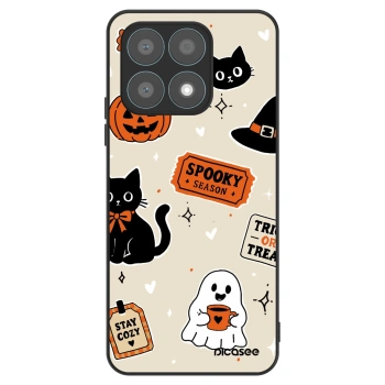 Szilikon tok erre a típusra Honor X8a - Halloween stickers