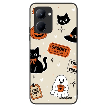 Szilikon tok erre a típusra Realme C33 (2023) - Halloween stickers
