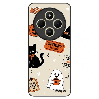 Szilikon tok erre a típusra Xiaomi Redmi 14C - Halloween stickers
