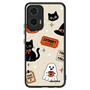 Szilikon tok erre a típusra Motorola Moto G35 5G - Halloween stickers