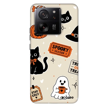 Szilikon tok erre a típusra Xiaomi 13T Pro - Halloween stickers