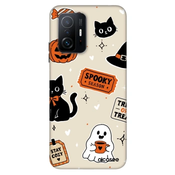 Szilikon tok erre a típusra Xiaomi 11T Pro - Halloween stickers
