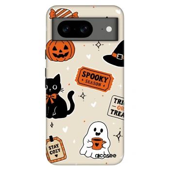 Szilikon tok erre a típusra Google Pixel 8 Pro - Halloween stickers