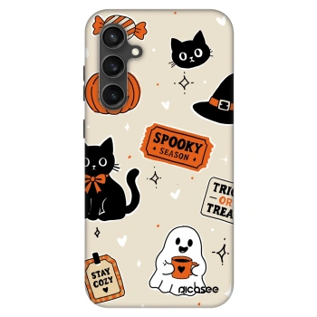 Szilikon tok erre a típusra Samsung Galaxy S23 FE S711B - Halloween stickers