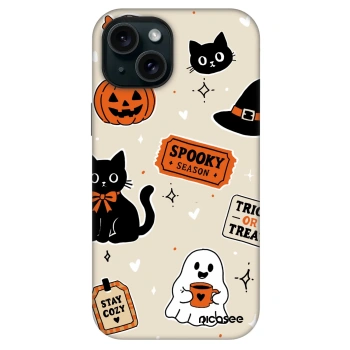 Szilikon tok erre a típusra Apple iPhone 13 - Halloween stickers