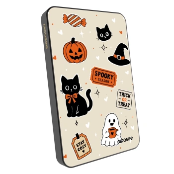 Powerbank MagSafe 5 000 mAh Szürke - Halloween stickers