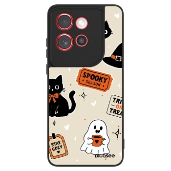 Szilikon tok erre a típusra Motorola Edge 60 Neo 5G - Halloween stickers