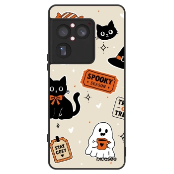 Szilikon tok erre a típusra Sony Xperia 1 VIII 5G - Halloween stickers