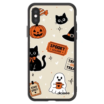 Picasee ULTIMATE CASE Apple iPhone X/XS - készülékre - Halloween stickers