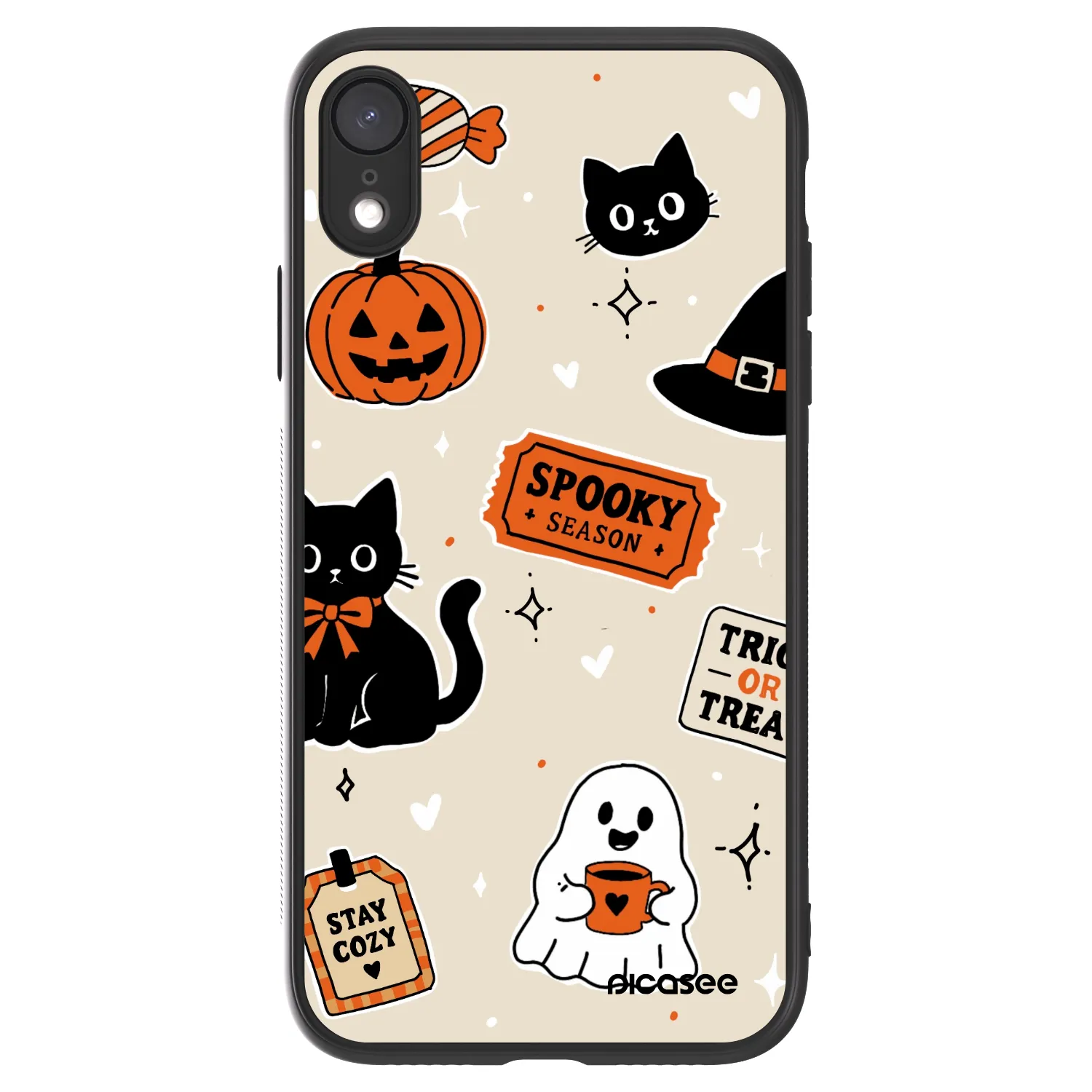 Picasee ULTIMATE CASE Apple iPhone XR - készülékre - Halloween stickers