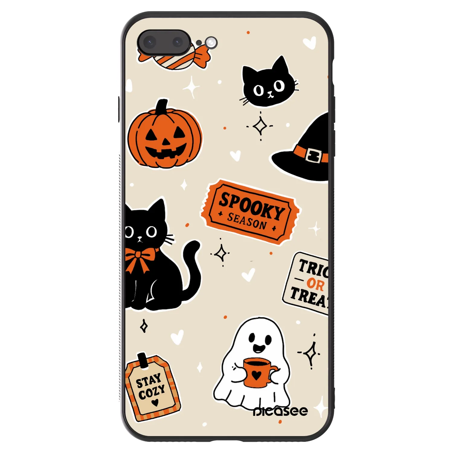 Picasee ULTIMATE CASE Apple iPhone 7 Plus - készülékre - Halloween stickers