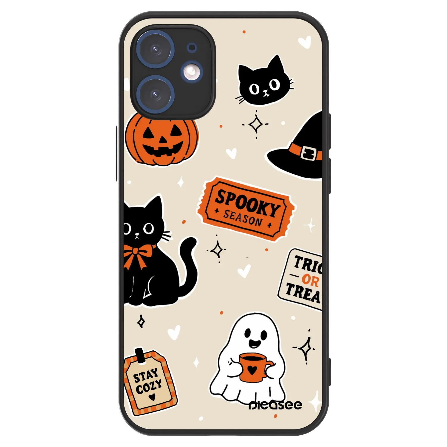 Picasee ULTIMATE CASE Apple iPhone 12 mini - készülékre - Halloween stickers