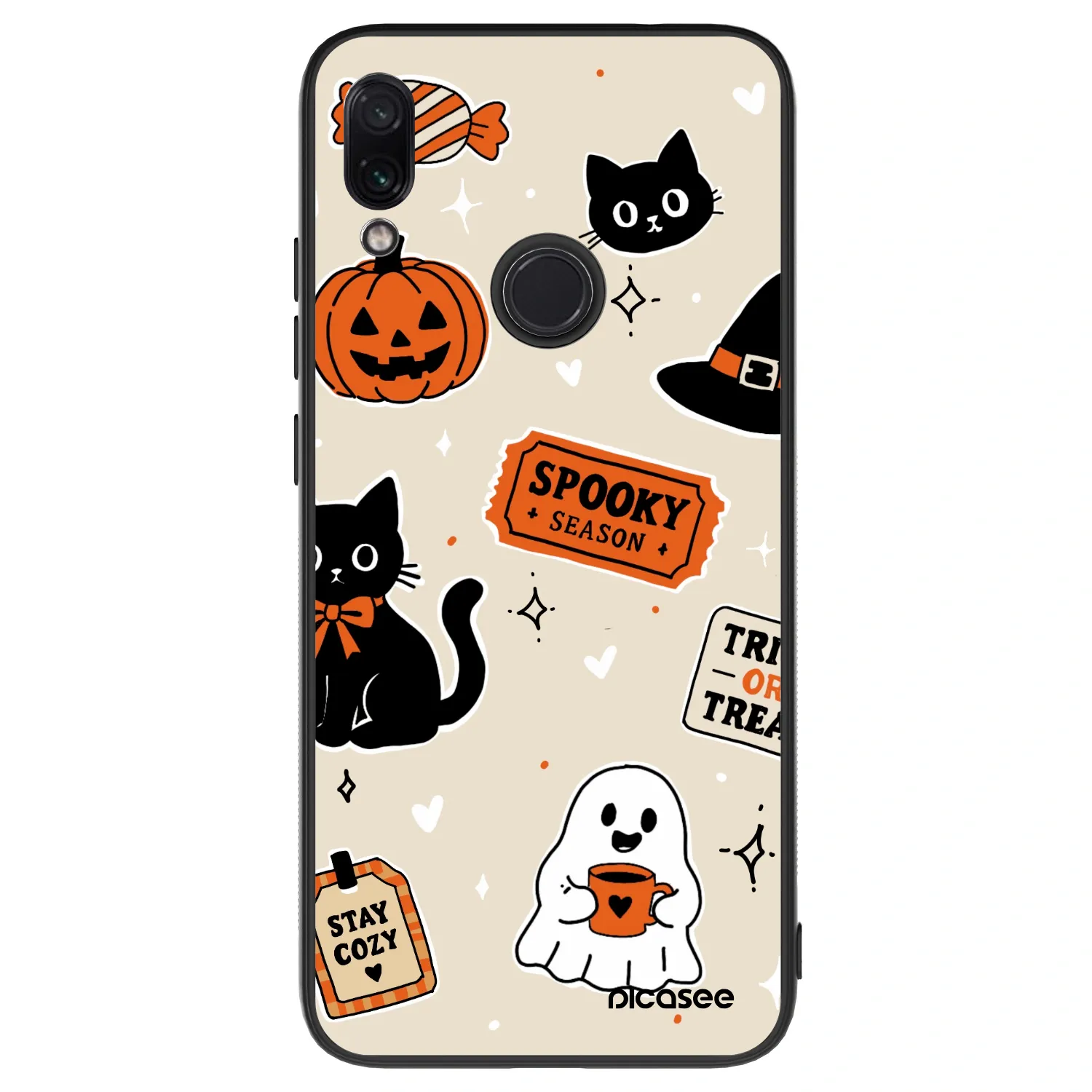Picasee ULTIMATE CASE Xiaomi Redmi Note 7 - készülékre - Halloween stickers