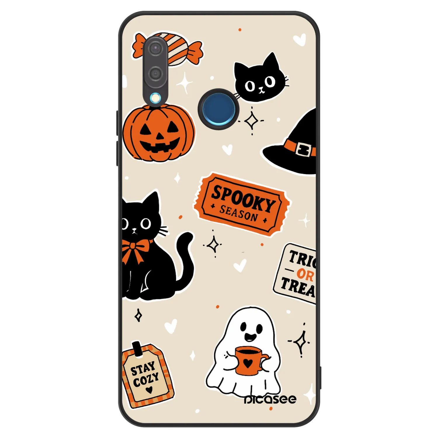 Picasee ULTIMATE CASE Huawei P20 Lite - készülékre - Halloween stickers