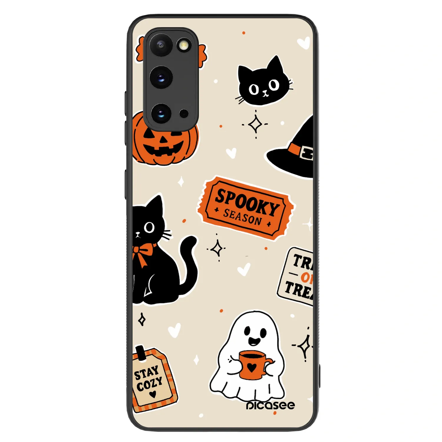 Picasee ULTIMATE CASE Samsung Galaxy S20 G980F - készülékre - Halloween stickers