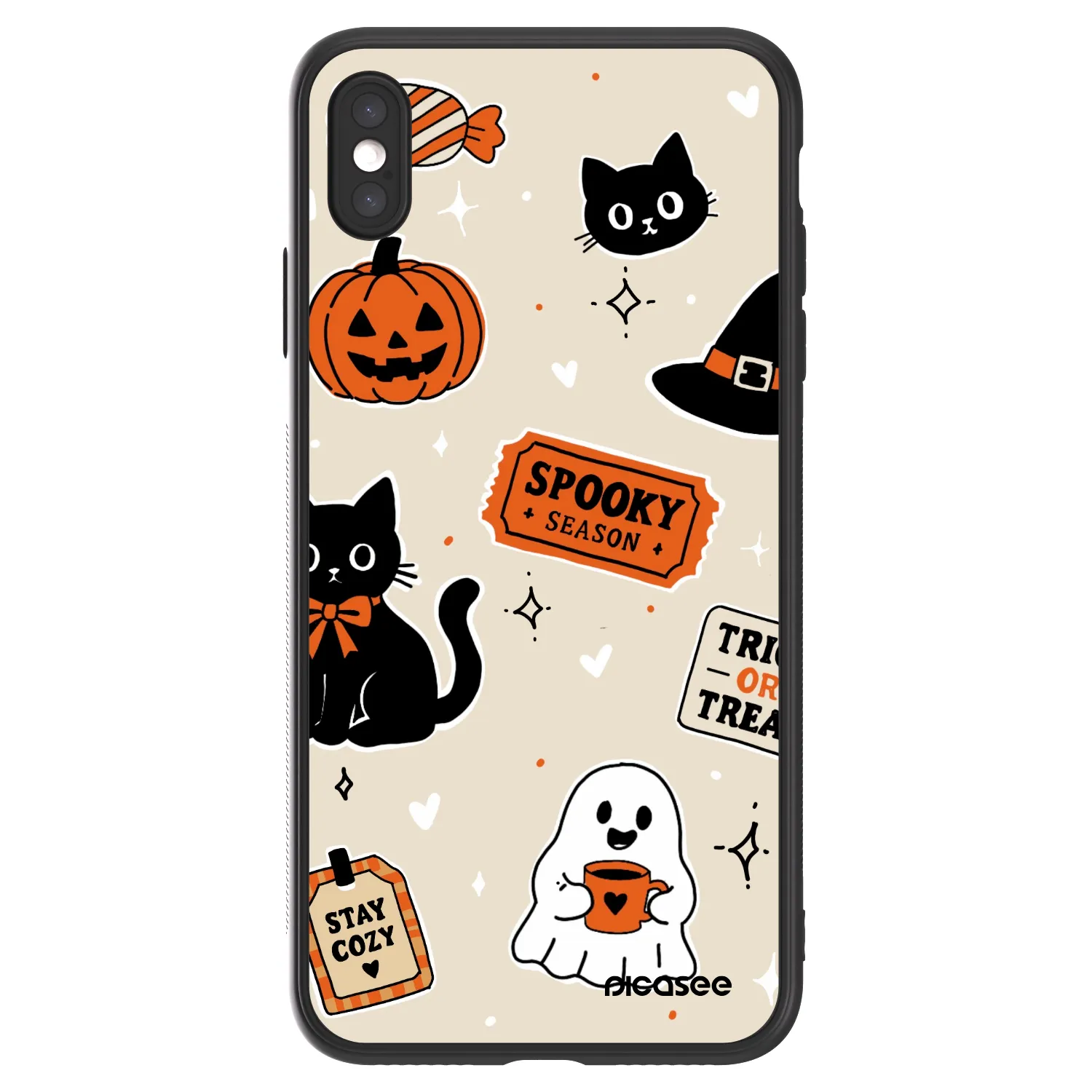 Picasee ULTIMATE CASE Apple iPhone XS Max - készülékre - Halloween stickers
