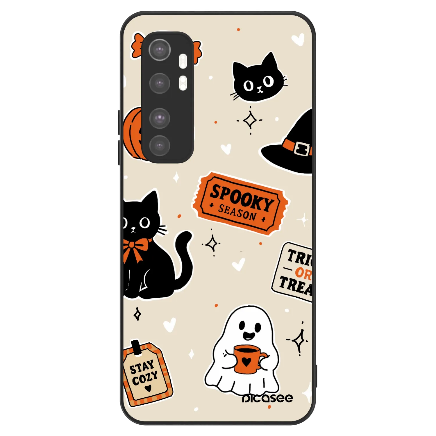Picasee ULTIMATE CASE Xiaomi Mi Note 10 Lite - készülékre - Halloween stickers