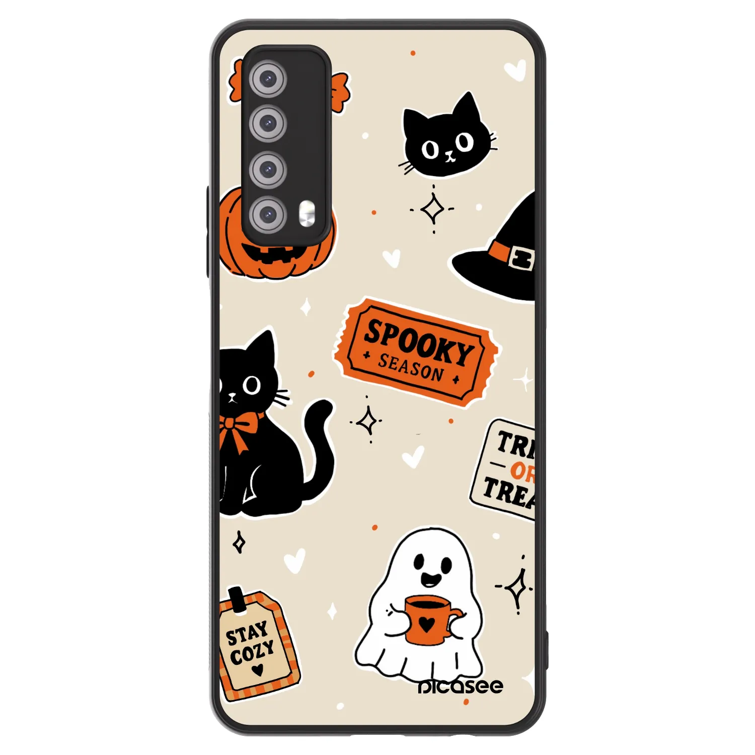 Picasee ULTIMATE CASE Huawei P Smart 2021 - készülékre - Halloween stickers