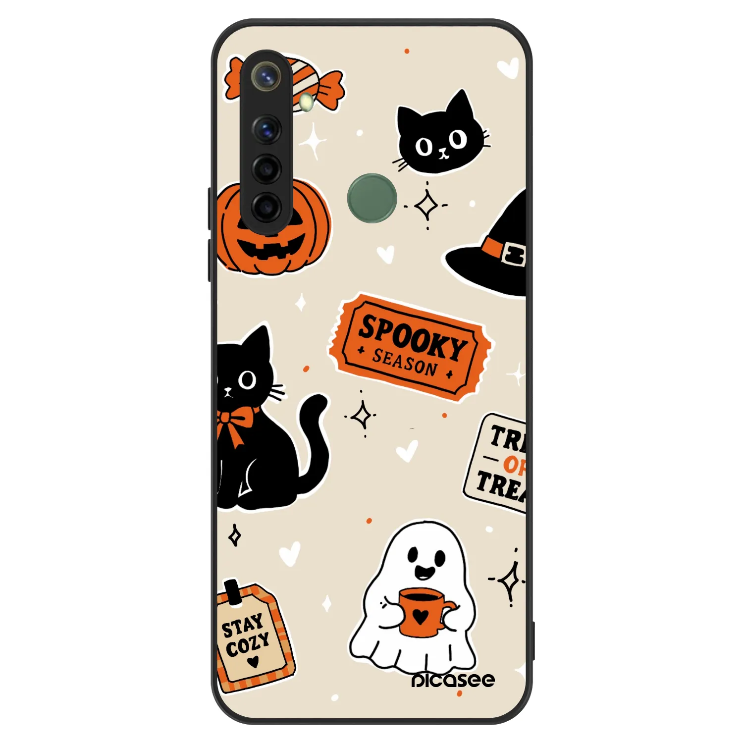 Picasee ULTIMATE CASE Realme 6i - készülékre - Halloween stickers