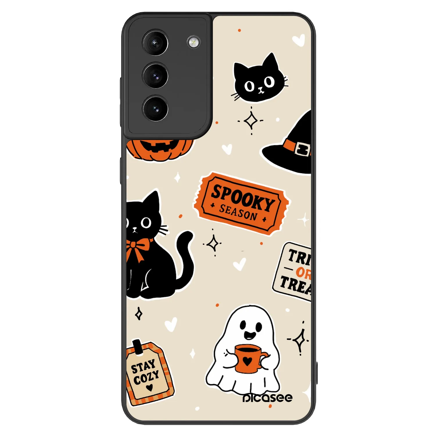Picasee ULTIMATE CASE Samsung Galaxy S21+ 5G G996F - készülékre - Halloween stickers