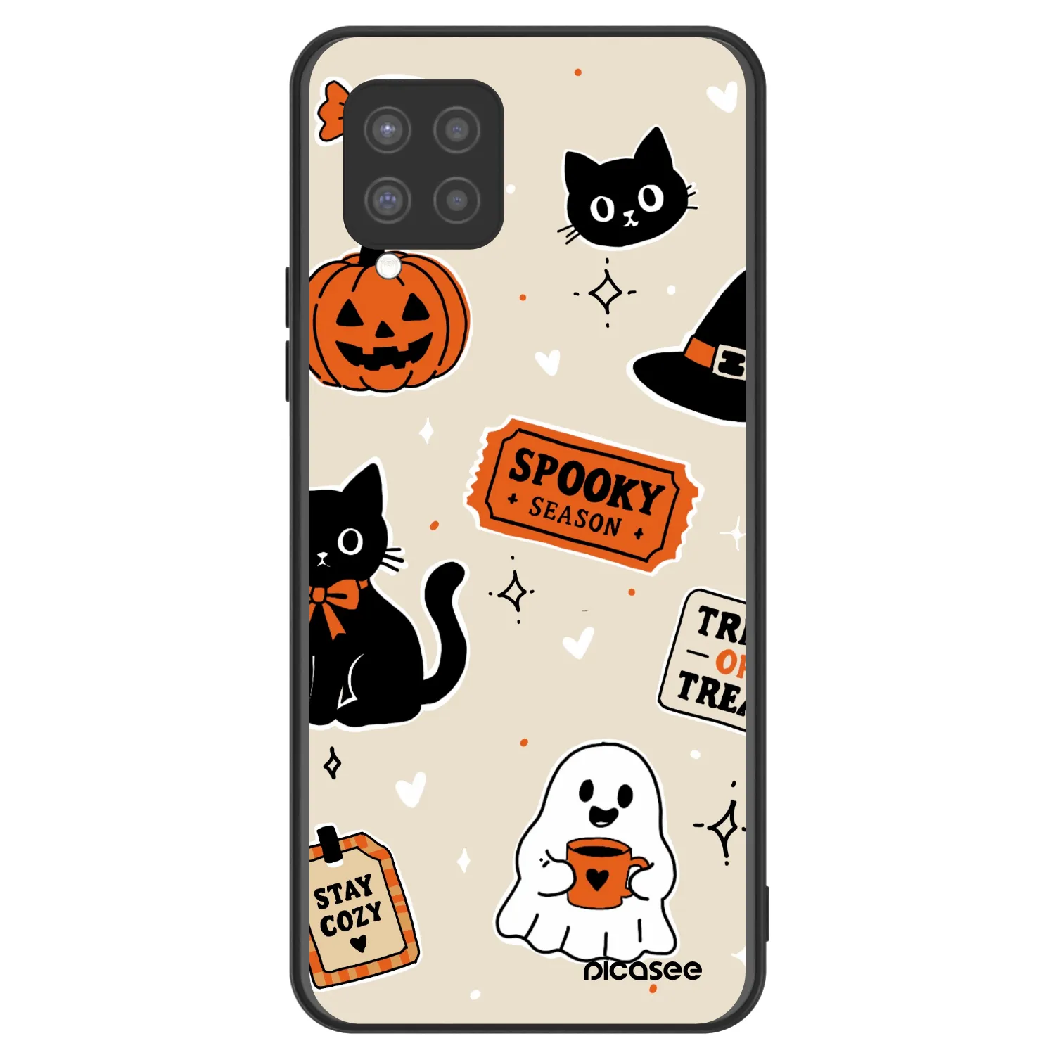 Picasee ULTIMATE CASE Samsung Galaxy A42 A426B - készülékre - Halloween stickers