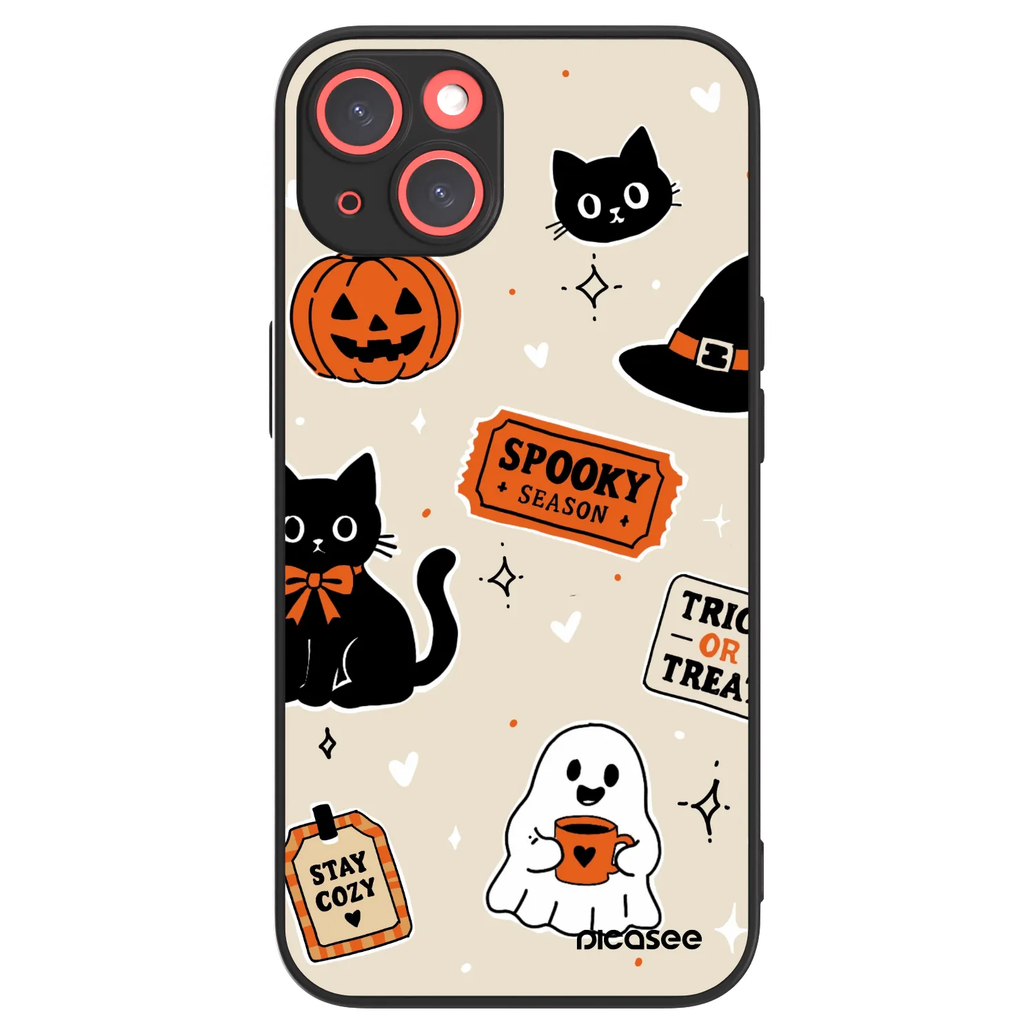 Picasee ULTIMATE CASE Apple iPhone 13 - készülékre - Halloween stickers