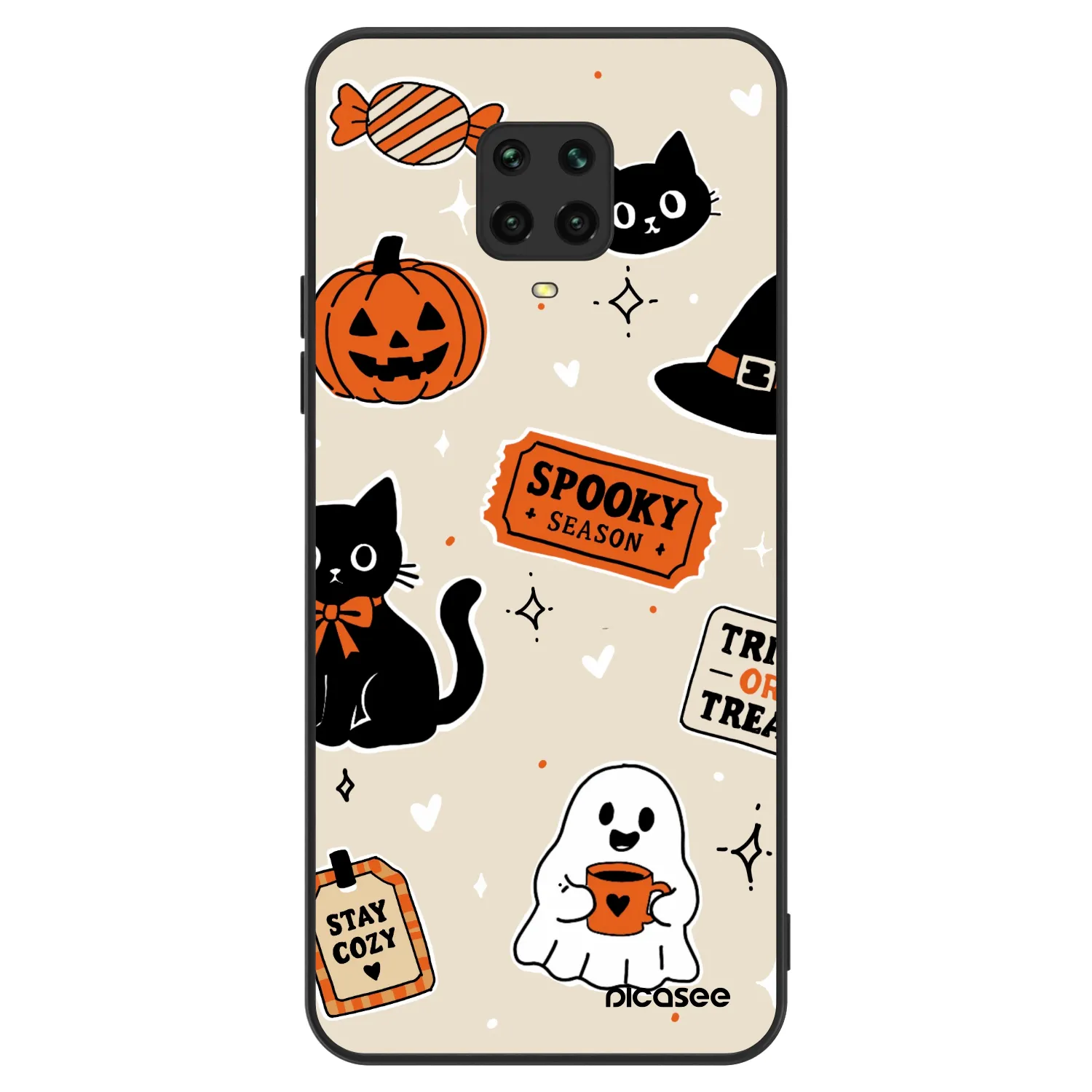 Picasee ULTIMATE CASE Xiaomi Redmi Note 9S - készülékre - Halloween stickers