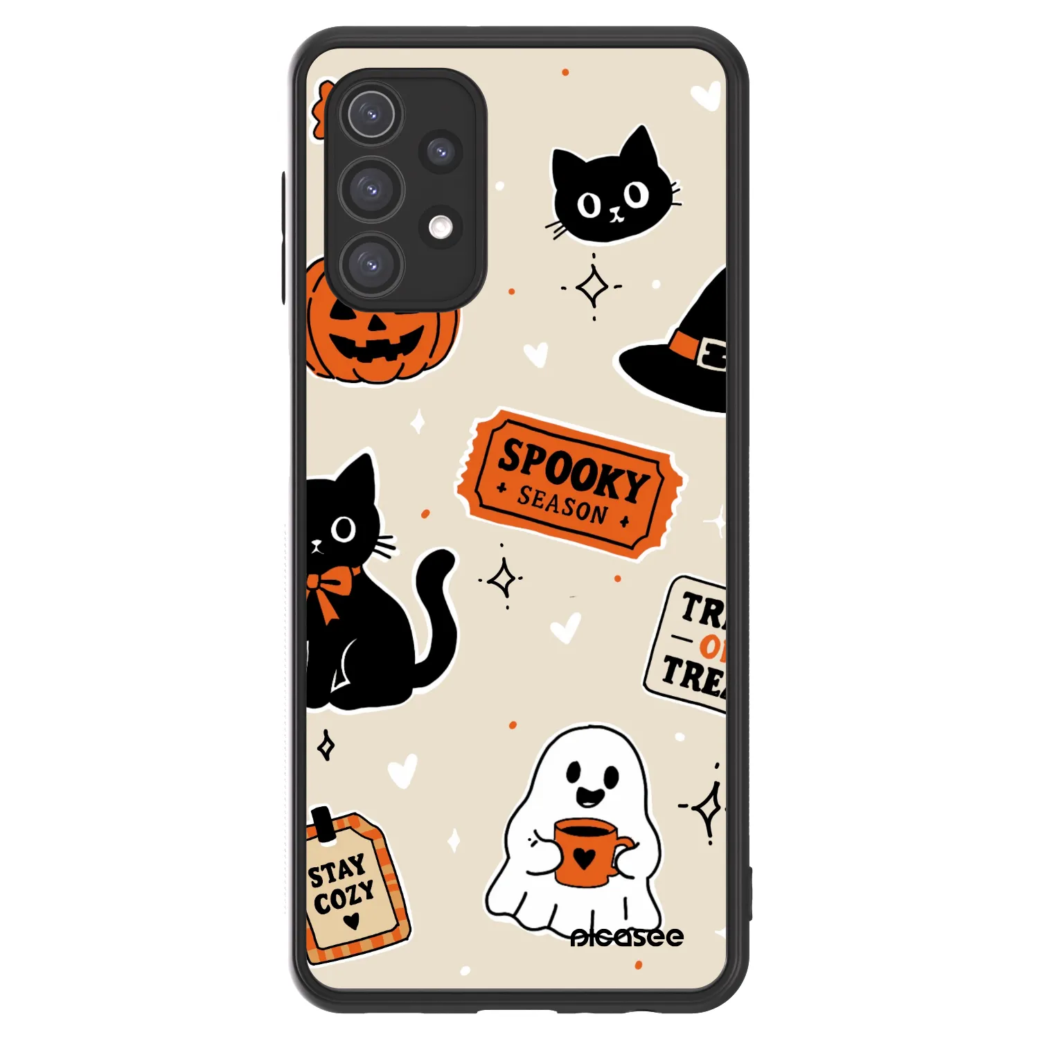 Picasee ULTIMATE CASE Samsung Galaxy A32 5G A326B - készülékre - Halloween stickers