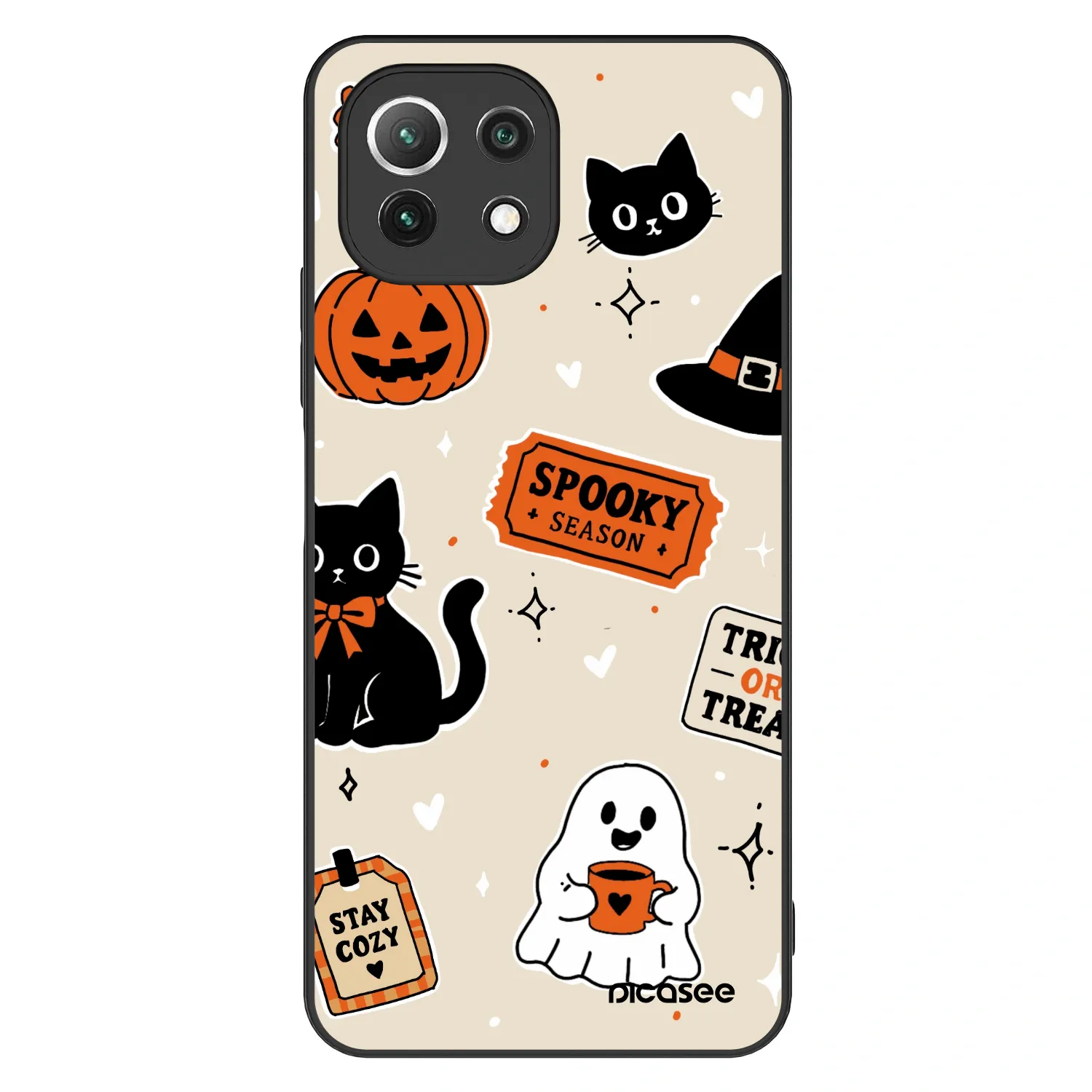 Picasee ULTIMATE CASE Xiaomi Mi 11 Lite - készülékre - Halloween stickers