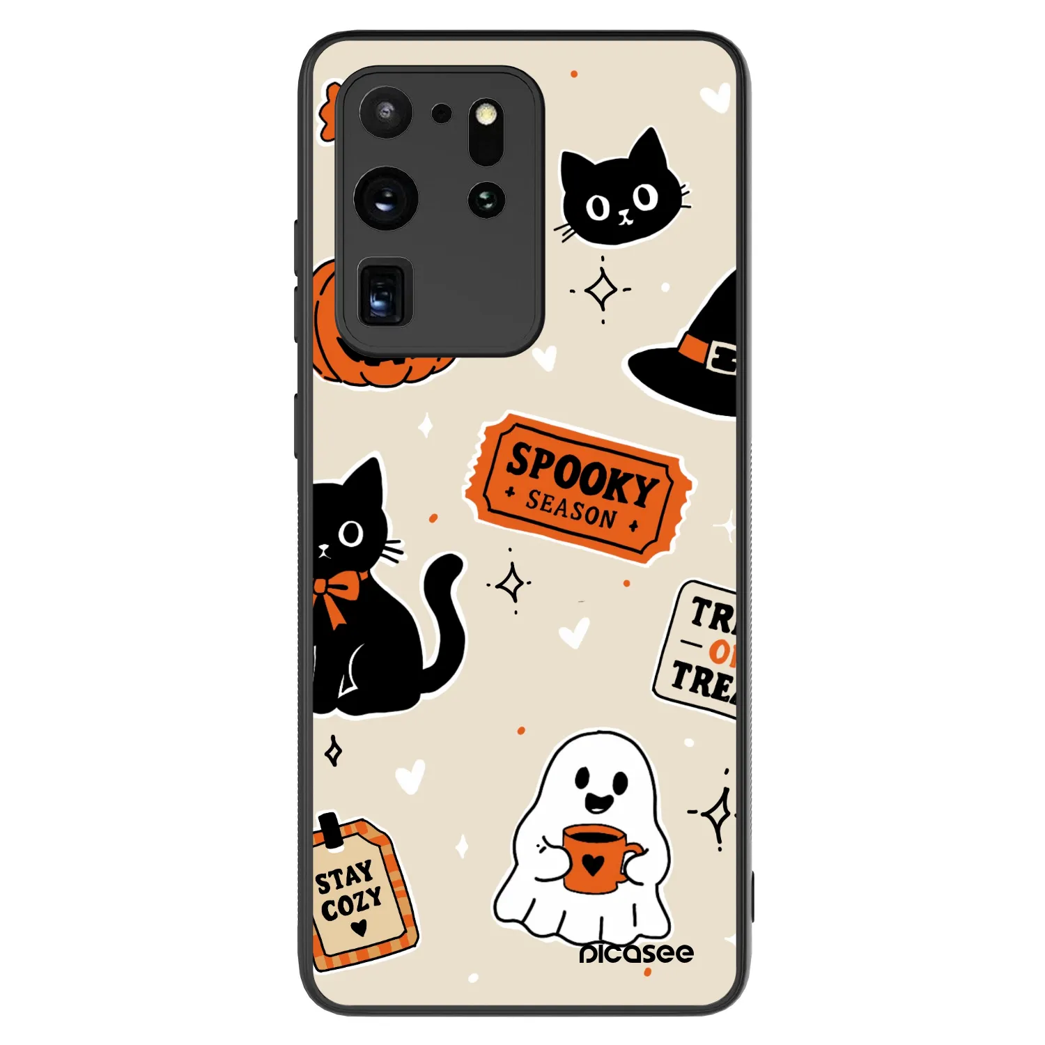 Picasee ULTIMATE CASE Samsung Galaxy S20 Ultra 5G G988F - készülékre - Halloween stickers