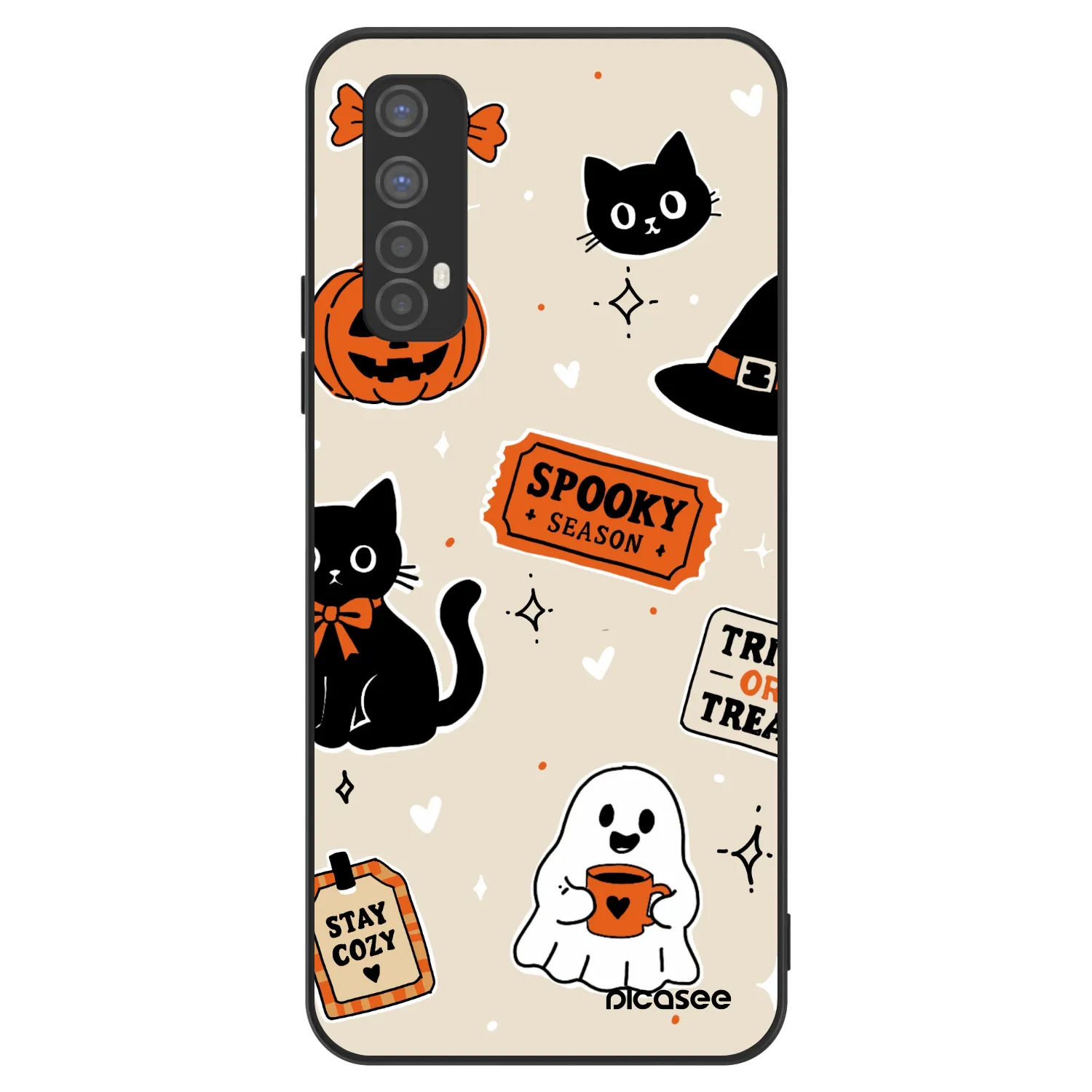 Picasee ULTIMATE CASE Realme 7 - készülékre - Halloween stickers