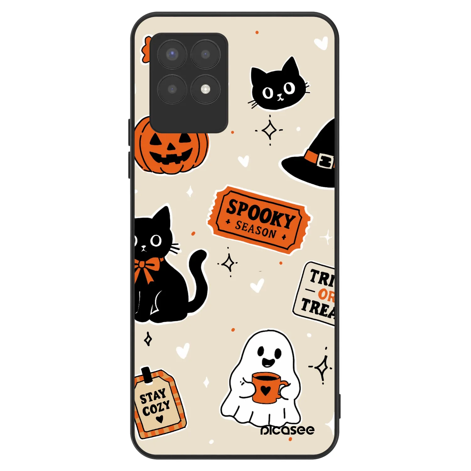 Picasee ULTIMATE CASE Realme 8i - készülékre - Halloween stickers