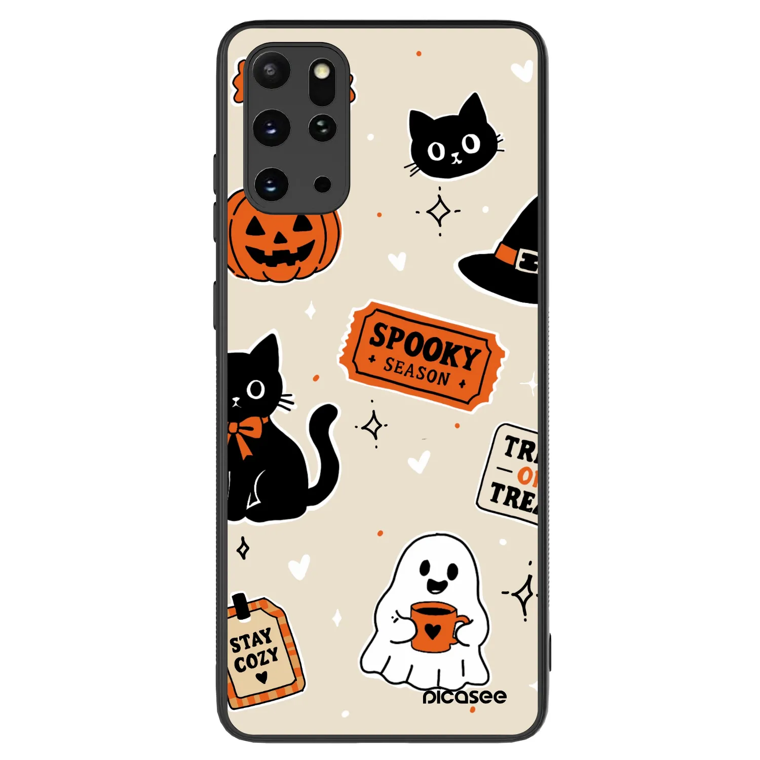 Picasee ULTIMATE CASE Samsung Galaxy S20+ G985F - készülékre - Halloween stickers