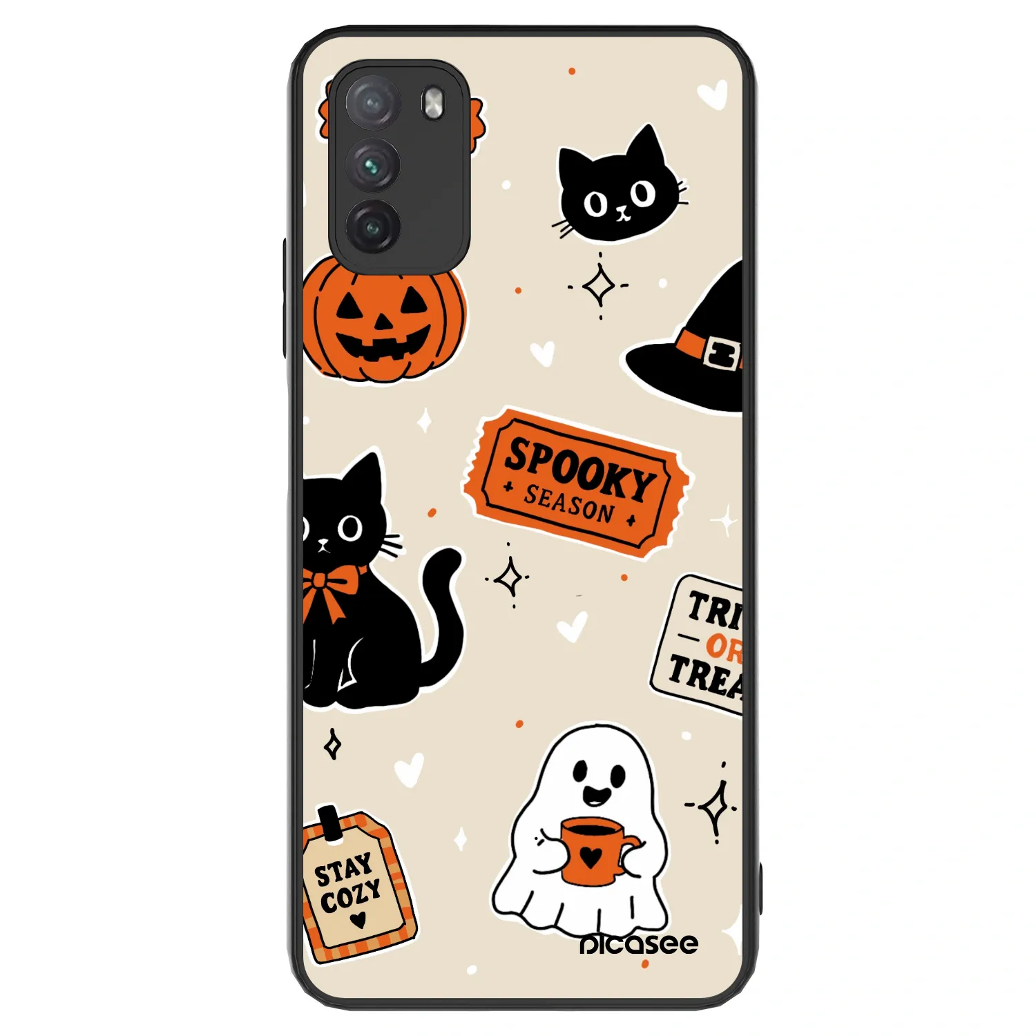 Picasee ULTIMATE CASE Xiaomi Poco M3 - készülékre - Halloween stickers