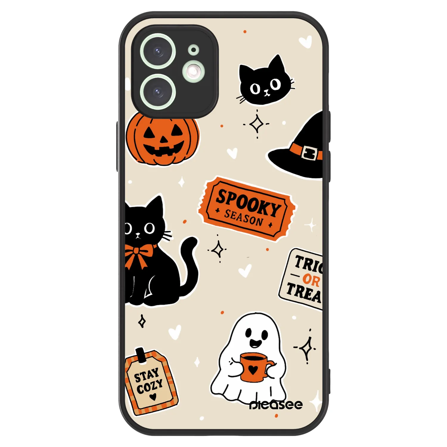 Picasee ULTIMATE CASE MagSafe Apple iPhone 12 - készülékre - Halloween stickers